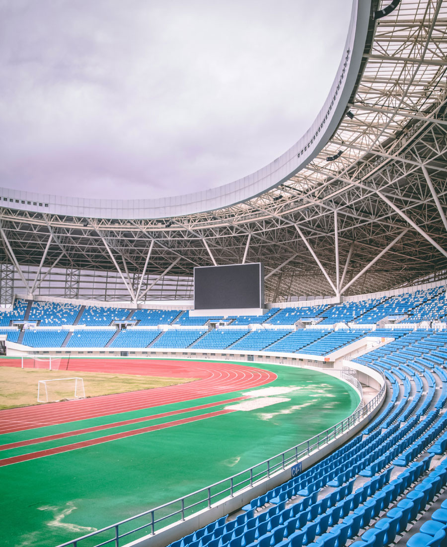 Sports stadiums and recreation infrastructure